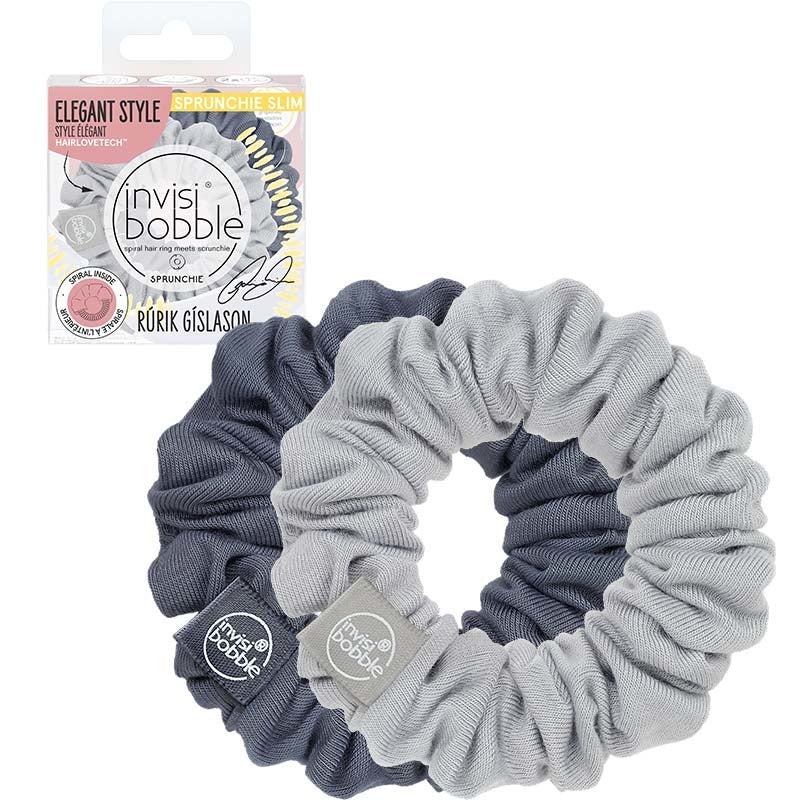 Invisibobble Sprunchie Slim Duo Feeling Greyt LE
