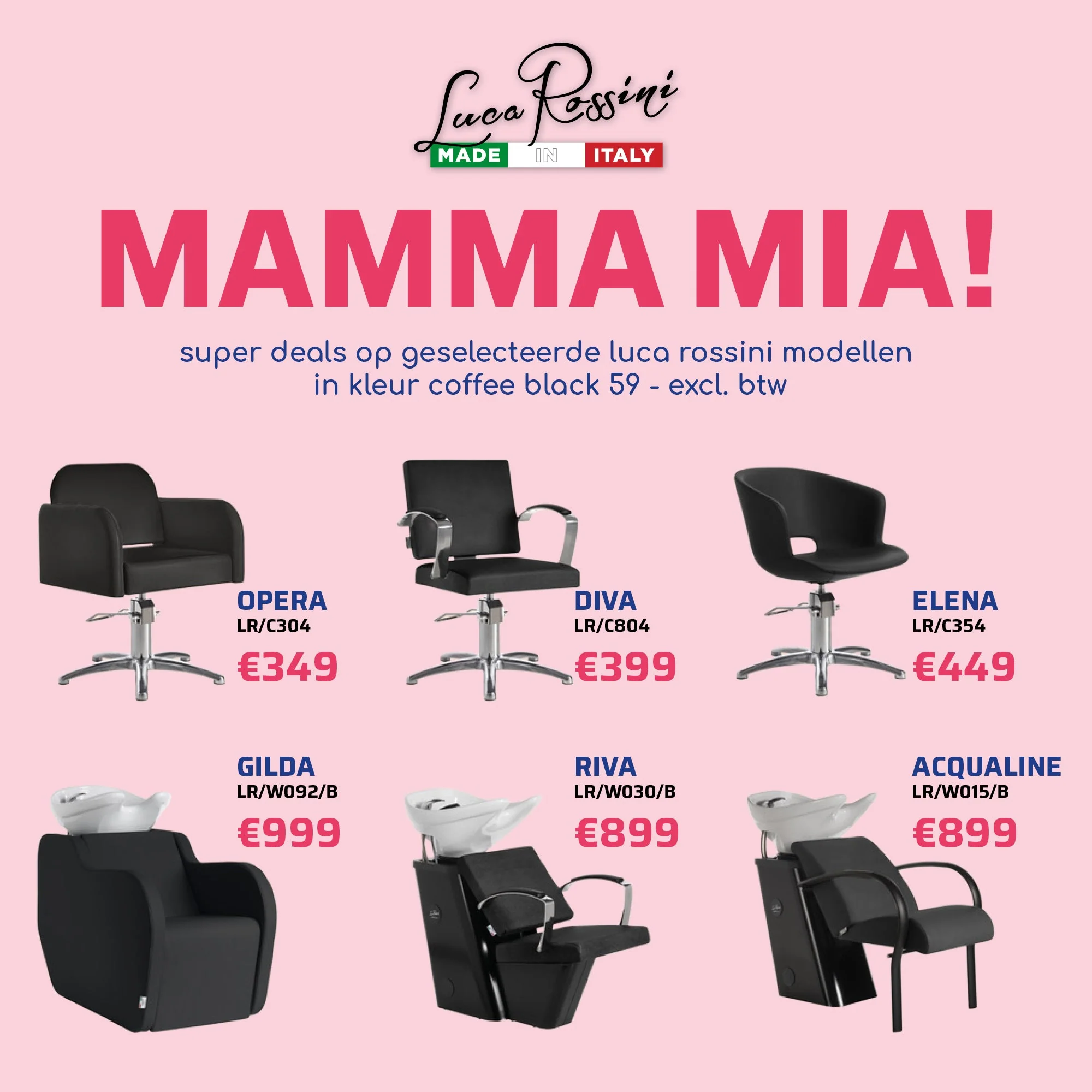 LR Wasunit Acqualine Zwart - MAMMA MIA - Image 2