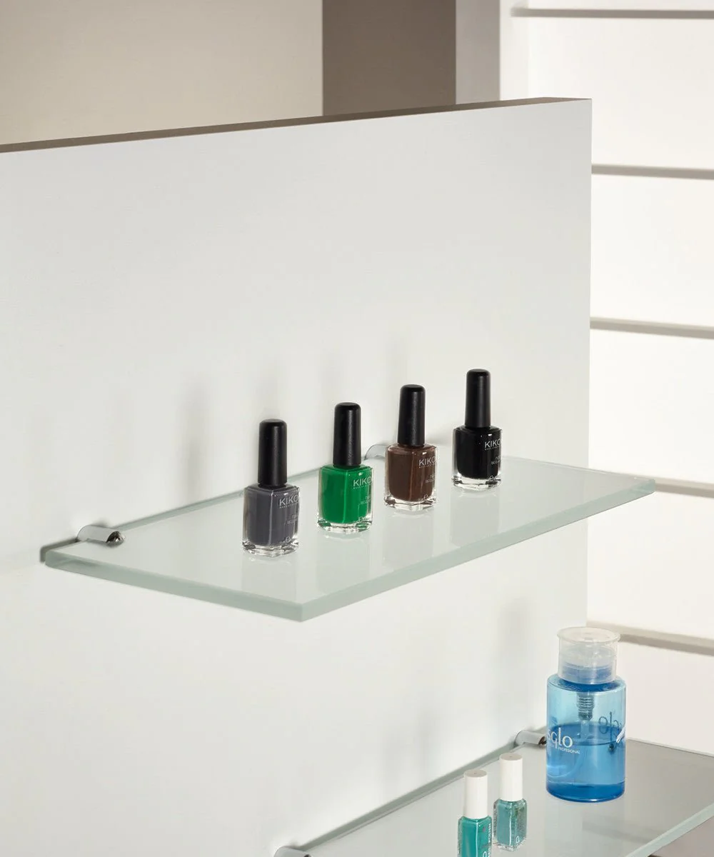 MB Glitter White Ash Manicure Table - Image 4