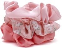 Scrunchie set 3 stuks roze